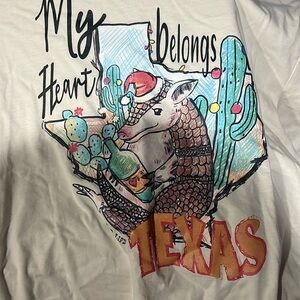 My Heart Belongs to Texas T Shirt‎